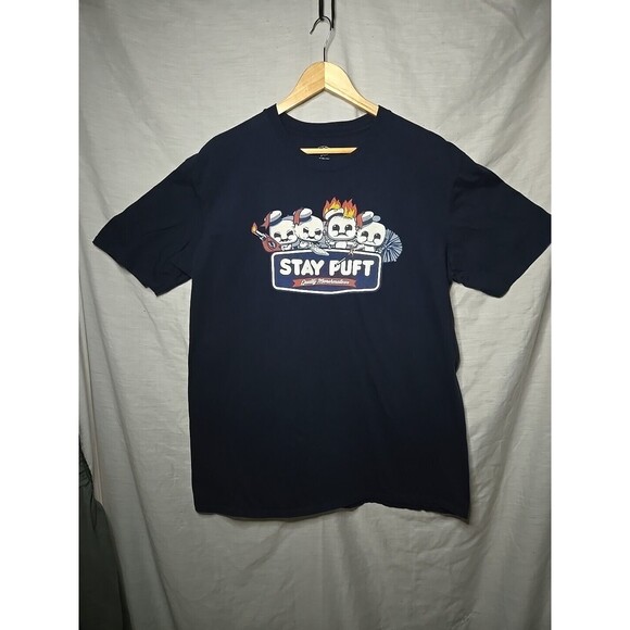 POP! Stay Puft Marshamallows Ghostbusters Graphic T-Shirt Blue XL - Picture 1 of 7
